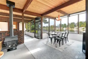 Dining room view