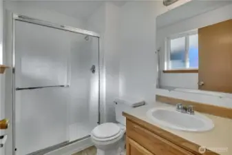 Lovely shower in primary bathroom