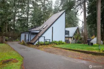 Welcome to this amazing one of a kind A-frame style home. So many upgrades and newer paint on the exterior of the home.