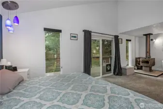 How cozy to have a fireplace in your bedroom!!