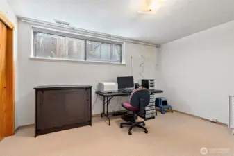 2 of 2 generous bedrooms in basement.