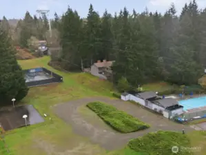 End Unit with Sport courts and Community Pool