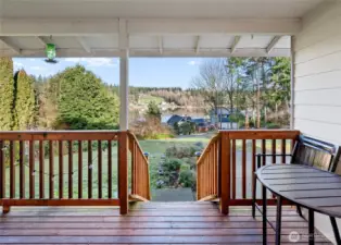 View of lake from front patio