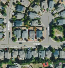 Large driveway with plenty of street parking