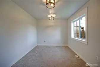 Naturally bright office/den space in addition to the four bedrooms.