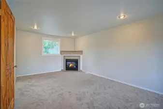 Enjoy the fireplace in the primary bedroom on those cold rainy nights.