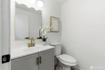 Downstairs half bath