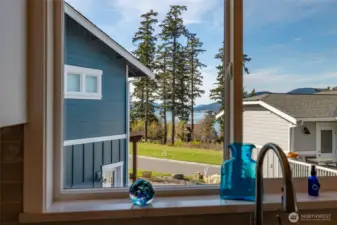 View from kitchen sink window.