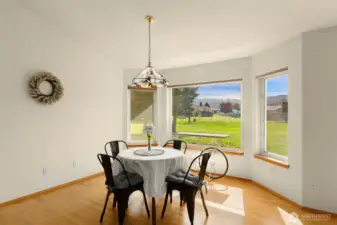 Another view of the mountains from dining area
