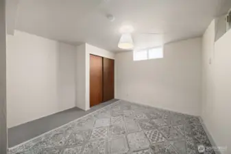 Bedroom #3 in basement.
