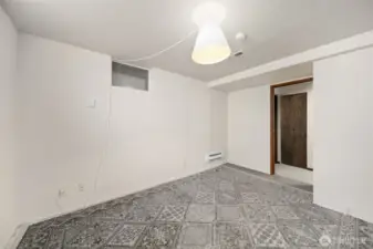 Bedroom #3 in basement.