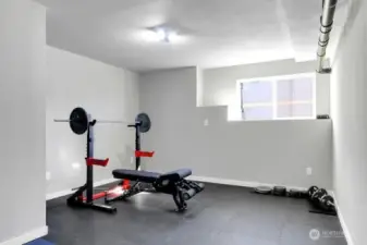 dedicated home gym!