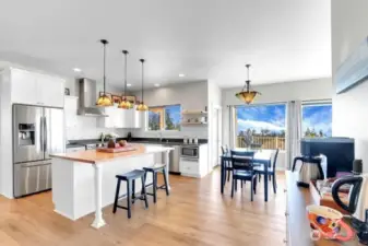 Kitchen and dining