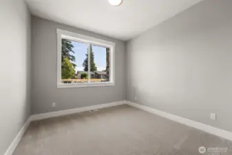 One of several extra bedrooms on the main floor.