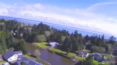 Aerial of property