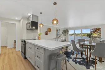 Soak in the view from the newly remodeled kitchen!
