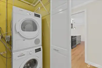 Washer and dryer in your unit!