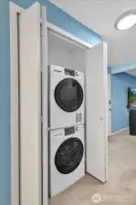 Washer & Dryer in closet