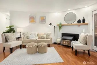 Easy care flooring throughout.  Light and Bright floor plan