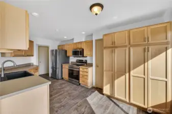Kitchen with TONS of storage