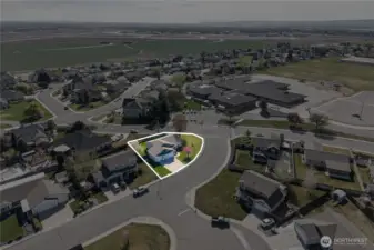 Home showing Elementary School in the background