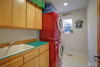 Laundry room.