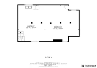 Floor plan - lower level.