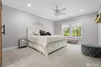 Main floor primary bedroom.
