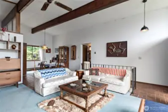 Vaulted ceiling
