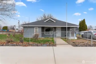 House is 1100+ sq. ft. of one level living.