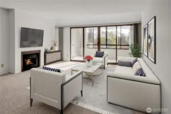 Virtual staging to unlock the potential vision here