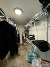 Closet located in Laundry room and half bathroom