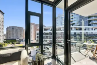Floor to ceiling windows