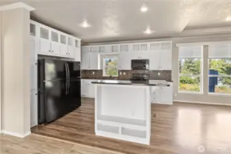 Dual full size fridge/freezer combos!