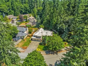 This home is the first one in the neighborhood when you come in.