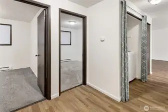Bedrooms 2 and 3.