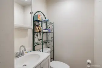 3/4 bath on upper level