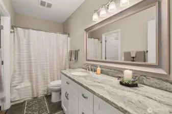 Bath off 2nd Bedroom across hall from 3rd Bedroom