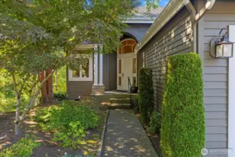 Entry walkway to front door