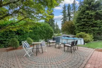 Backyard patio