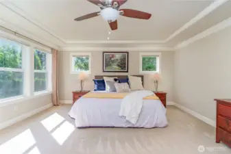 Generous Primary Suite includes a sitting area.