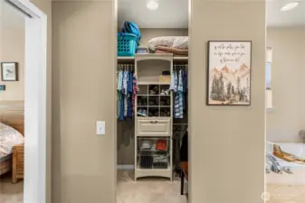 Double Walk-In Closet