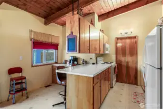 Kitchen with coffee nook