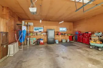 Detached two car garage
