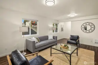 Can easily add an exterior door here to lead directly into garden if desired.