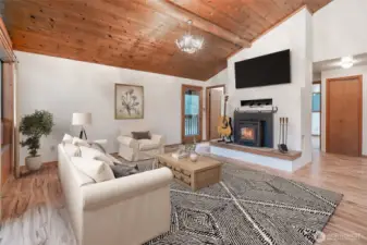 Living Room  Virtually Staged