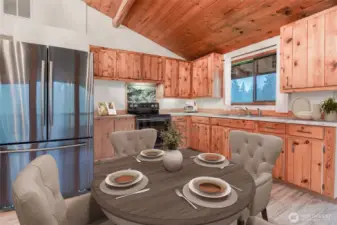 Dining Room Kitchen  Virtually Staged