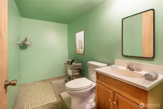 1/2 Bath  Lower   Virtually Staged