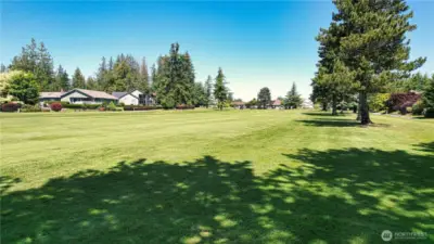 Looking North from Unit 13 Patio