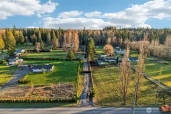 from 84th Looking at the property